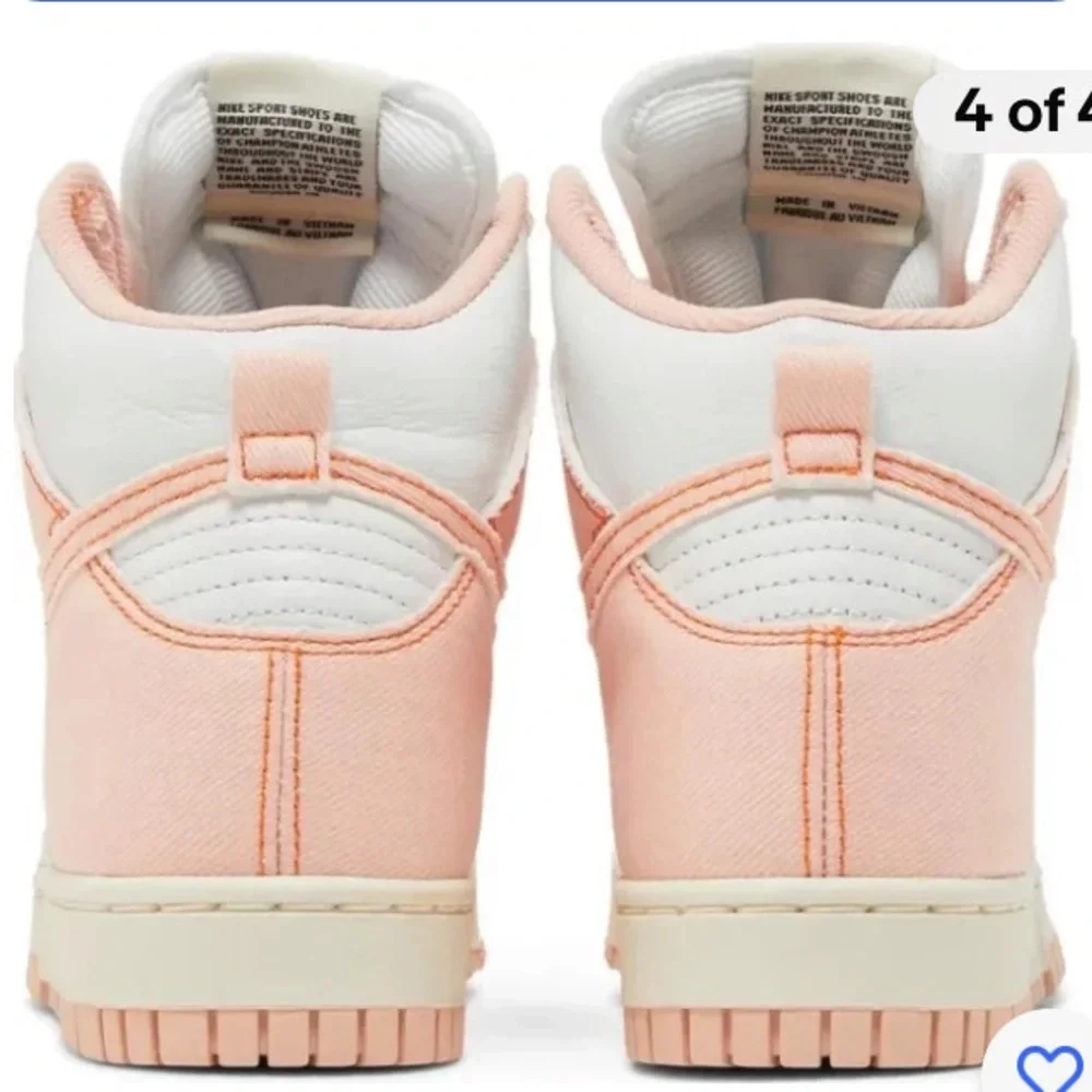 Nike Dunk Hi High 1985 Arctic Orange White Women 11 Men 9.5 Sneakers DV1143-800